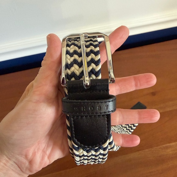 Ghost Golf Rory Belt Navy and White Size 36 -Men - Picture 3 of 5